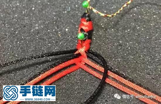 八股辮彩虹手鏈