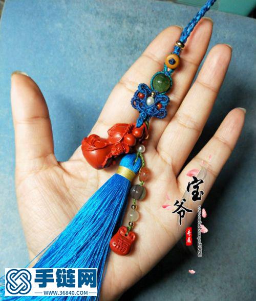 朱砂葫蘆掛頭