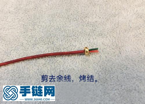 民族風撞色極細金剛結手繩