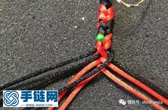 八股辮彩虹手鏈