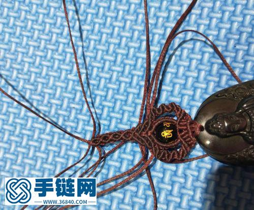 自帶佛光光環的佛牌扣頭