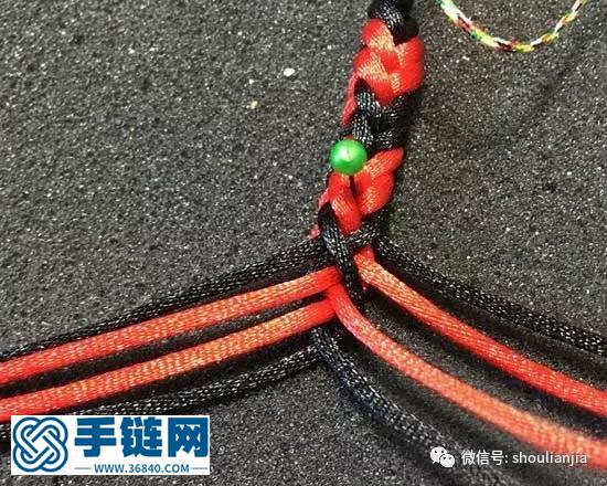 八股辮彩虹手鏈