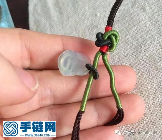 同心結手鏈編法