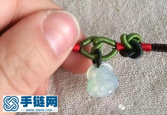 同心結手鏈編法