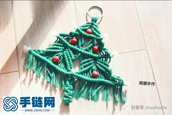 平結(jié)圣誕耳飾--手藝人不愁吃喝