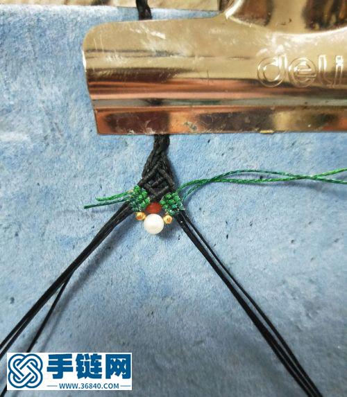【原創】南紅五瓣花手鏈