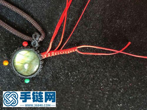 圣誕麋鹿包石項(xiàng)鏈教程