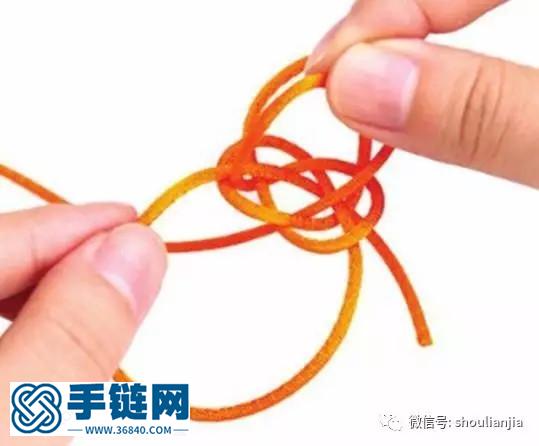 中國結(jié)之雙線紐扣結(jié)編法