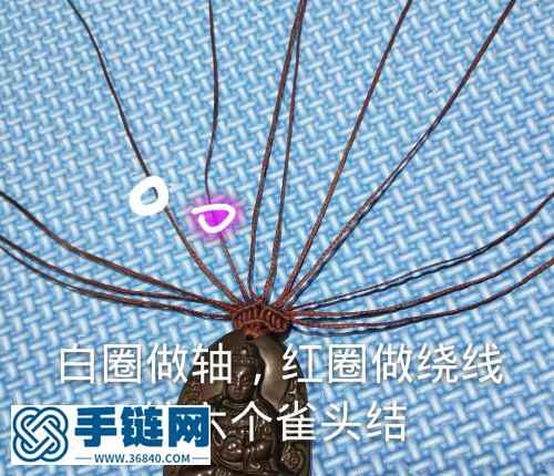 自帶佛光光環的佛牌扣頭