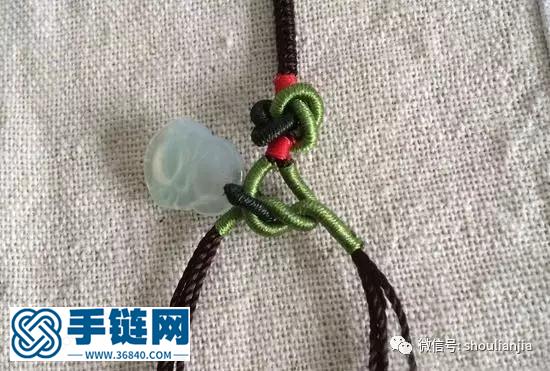 同心結手鏈編法