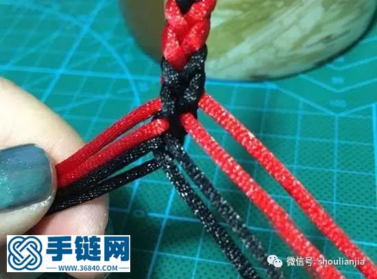 八股辮彩虹手鏈