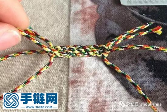 中國結之五彩六字真言手鏈