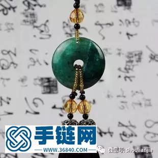 手工汽車平安結掛飾