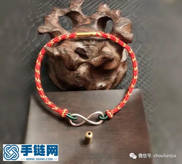 金屬扣紅腳繩--陳魚落彥