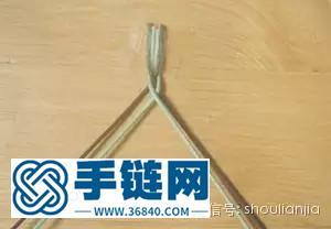 DIY雙色時尚繩編手鏈詳細(xì)教程
