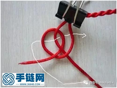 中國結(jié)之手鏈紐扣結(jié)結(jié)尾編法