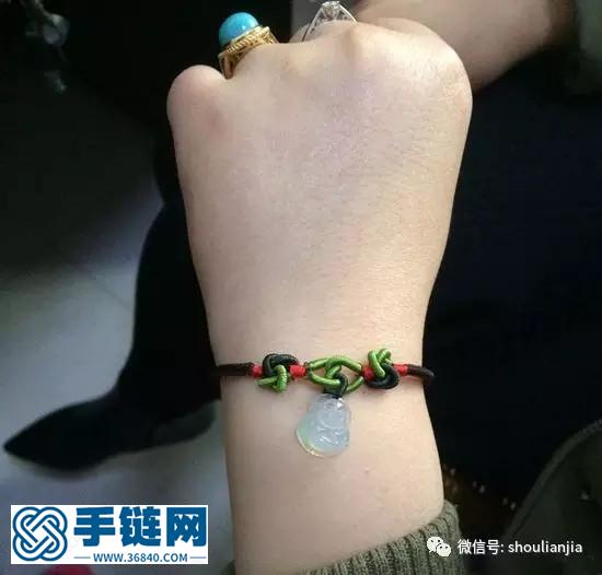 同心結手鏈編法