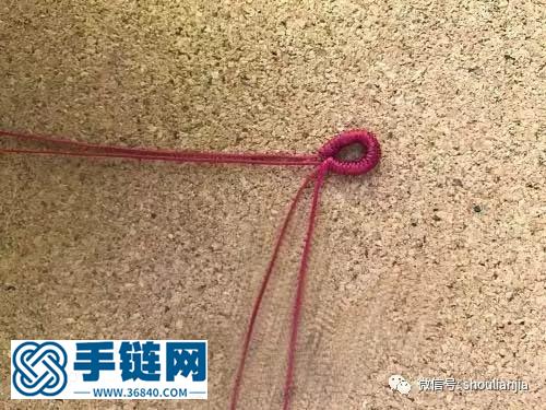 玉米結手鏈詳細圖解