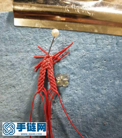 【原創】南紅花花葉子手繩