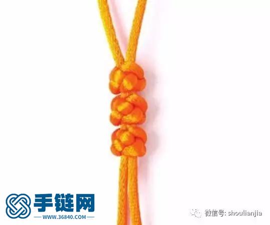 中國結(jié)之雙線紐扣結(jié)編法