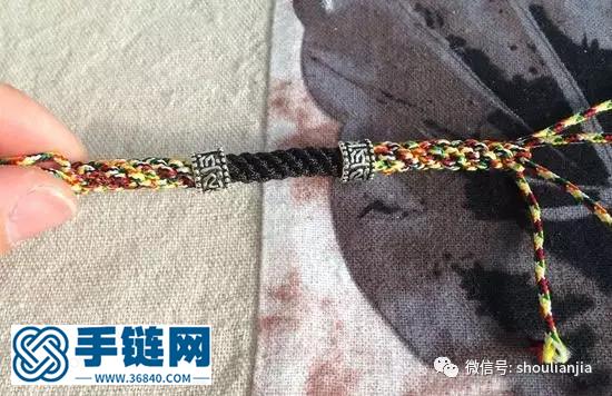 中國結之五彩六字真言手鏈
