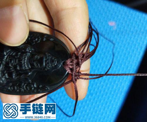 自帶佛光光環的佛牌扣頭