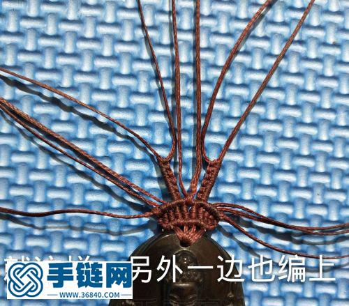 自帶佛光光環的佛牌扣頭