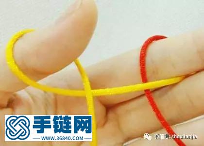 雙線紐扣結戒指