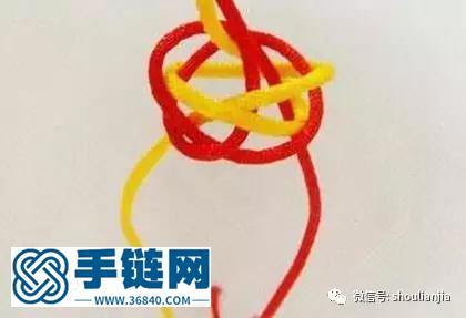 雙線紐扣結戒指
