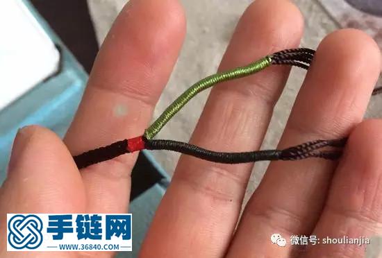 同心結手鏈編法