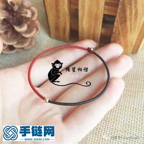 包金珠巨細金剛結手繩--繩笙相惜€糖糖