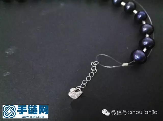 手殘人士也能做的紫水晶珍珠手鏈