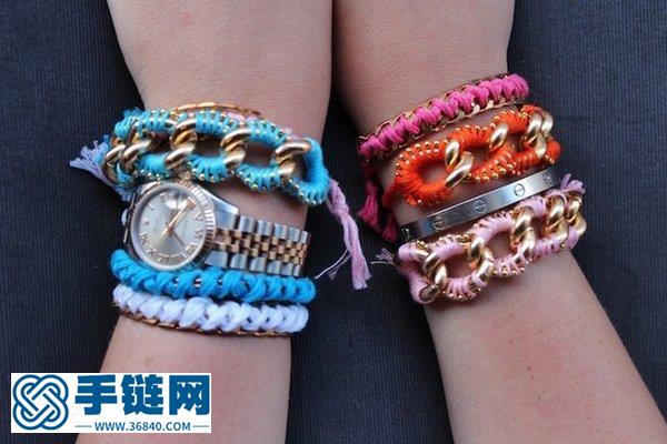 超炫暴發戶手鏈女生手鏈教程