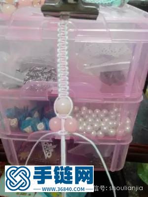 DIY清新糖果色馬卡龍色冰淇淋色蠟繩手鏈