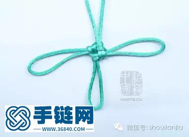 十字吉祥結的編法編制圖文教程