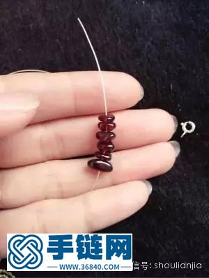 石榴石手鏈編法