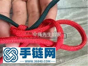綠色森林傘繩手鏈