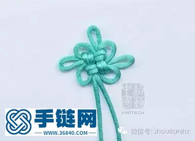 十字吉祥結的編法編制圖文教程