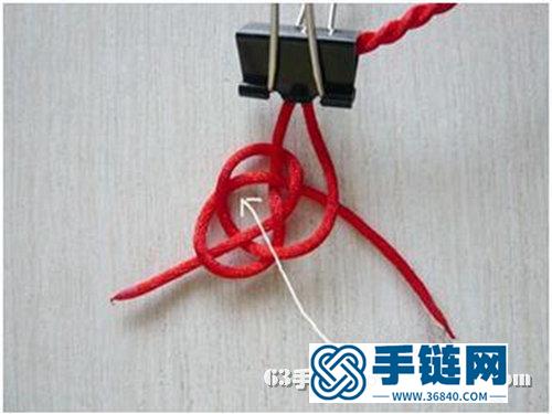 結尾處紐扣結怎樣做 用紐扣結結尾的編法