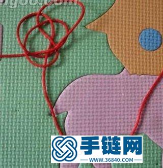 盤扣的編織 中國結手鏈diy教程