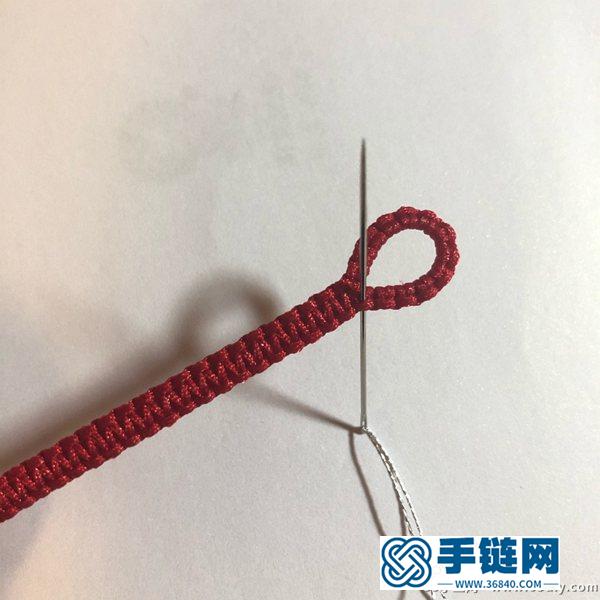 漂亮的平結手鏈的編法