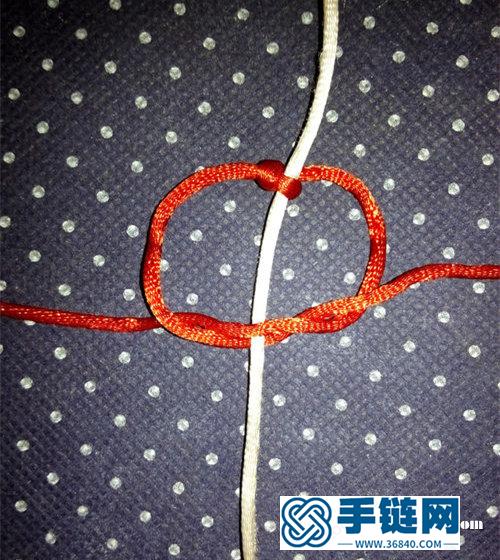 中國結平結的編法 雙向平結編法圖解