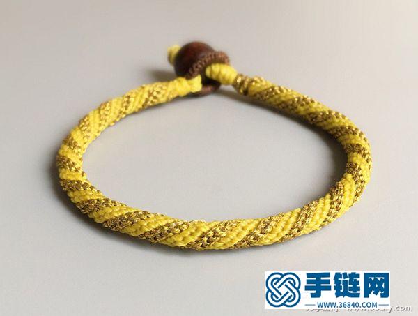 雙排玉米結手鏈編法教程