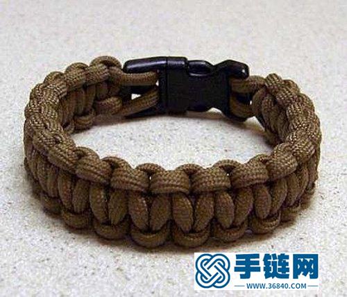 適合男士佩戴的手工編織手鏈 粗壙又不失精致