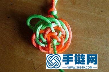六辮紐扣結(jié)的打法 鳳梨結(jié)的編織方法