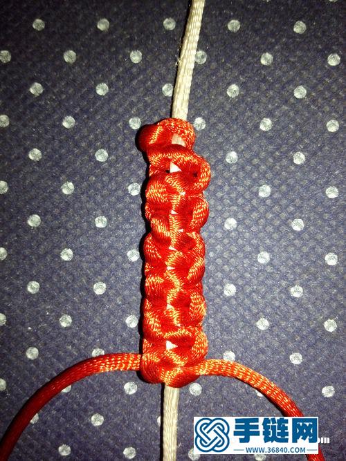 中國結(jié)平結(jié)的編法 雙向平結(jié)編法圖解