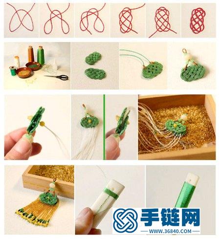 中國結裝飾發簪的diy教程
