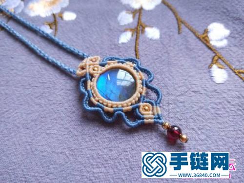 繩編不用剪線的包網編織教程