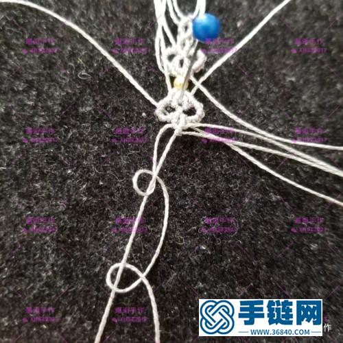 少女心爆棚的繩編蝴蝶結戒指的詳細教程