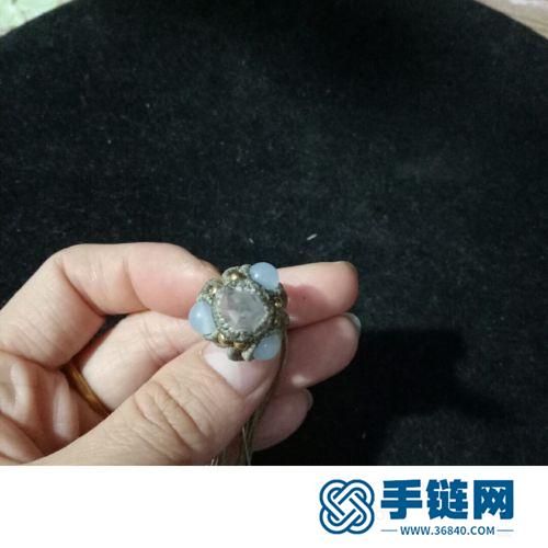 蠟線水晶六棱柱項鏈吊墜的詳細(xì)制作圖解